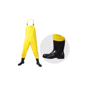Jardineira c/ botas acopladas