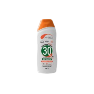 Creme protetor solar profissional FPS 30 com repelente - 120ml