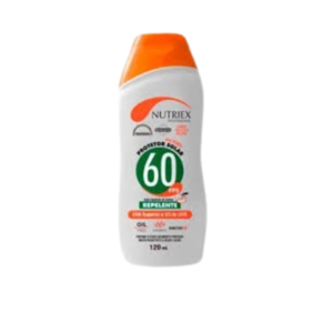 Creme protetor solar profissional FPS 60 com repelente - 120ml